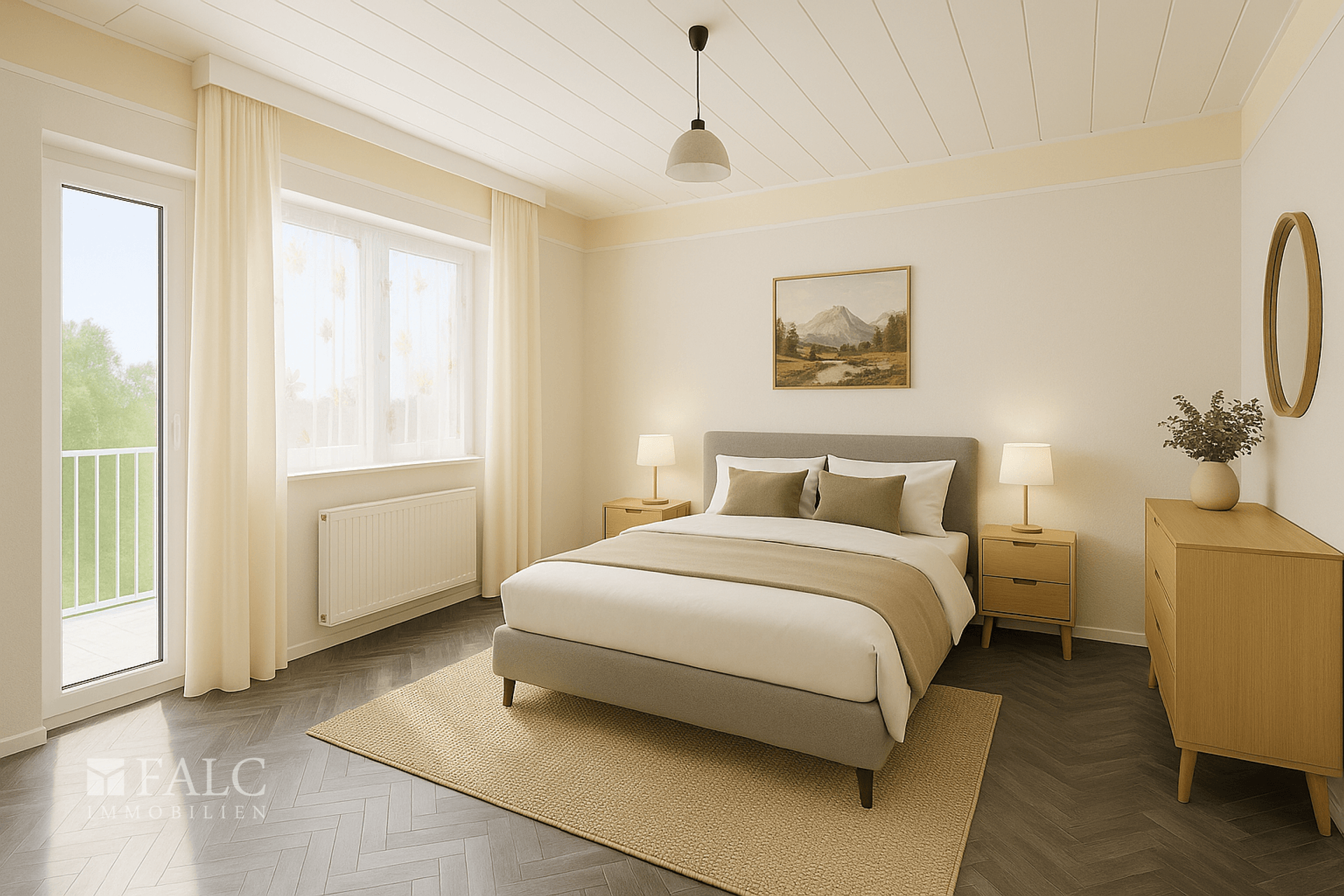 12. Schlafzimmer m. Balkon